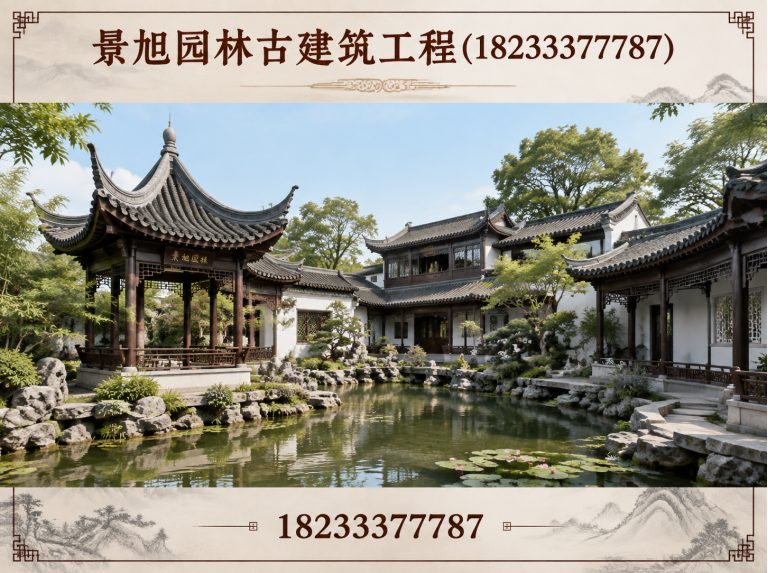 顺平县景旭园林古建筑工程展示图